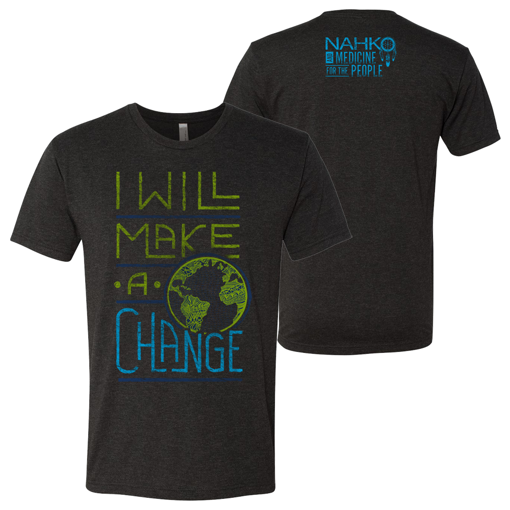 Make A Change T-Shirt (Charcoal) [2X Only]