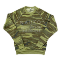 Camo Logo Raglan Crewneck