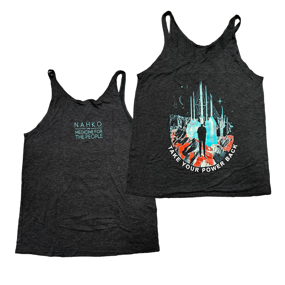 Women's Take Your Power Back Tank (Charcoal Heather)