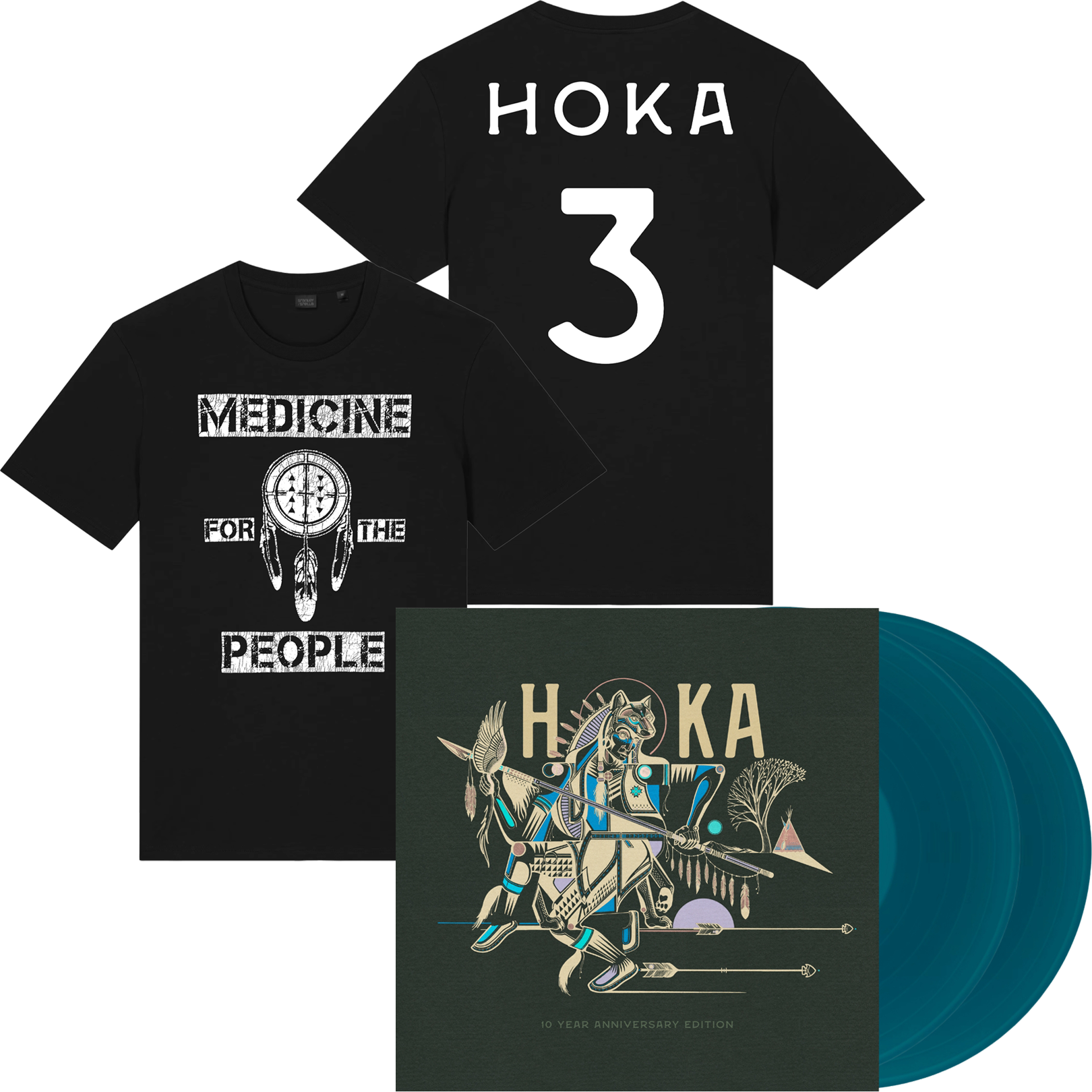 HOKA Vinyl + Tee Bundle
